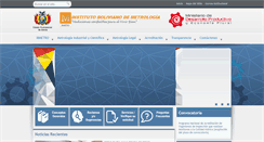 Desktop Screenshot of ibmetro.gob.bo